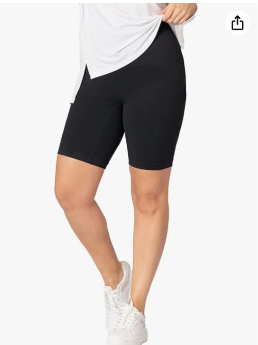 Shapermint Fresh Control Mid-Waist Shaper Bike Shorts black/XL NWT